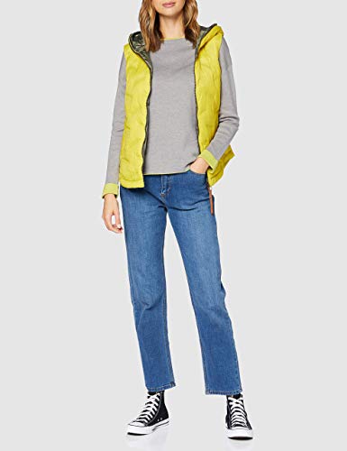 Chaqueta camel active de mujer en tejido resistente con bolsillos funcionales 3