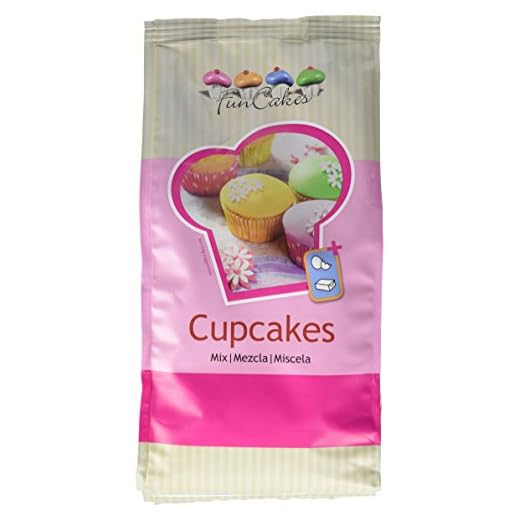 FunCakes Mix für Cupcakes: Einfach zu verwenden, perfekt gleichmäßige Cupcakes, Mini Cupcakes oder Laibkuchen, Vanillegeschmack, Konditorqualität, Halal. 1 kg.