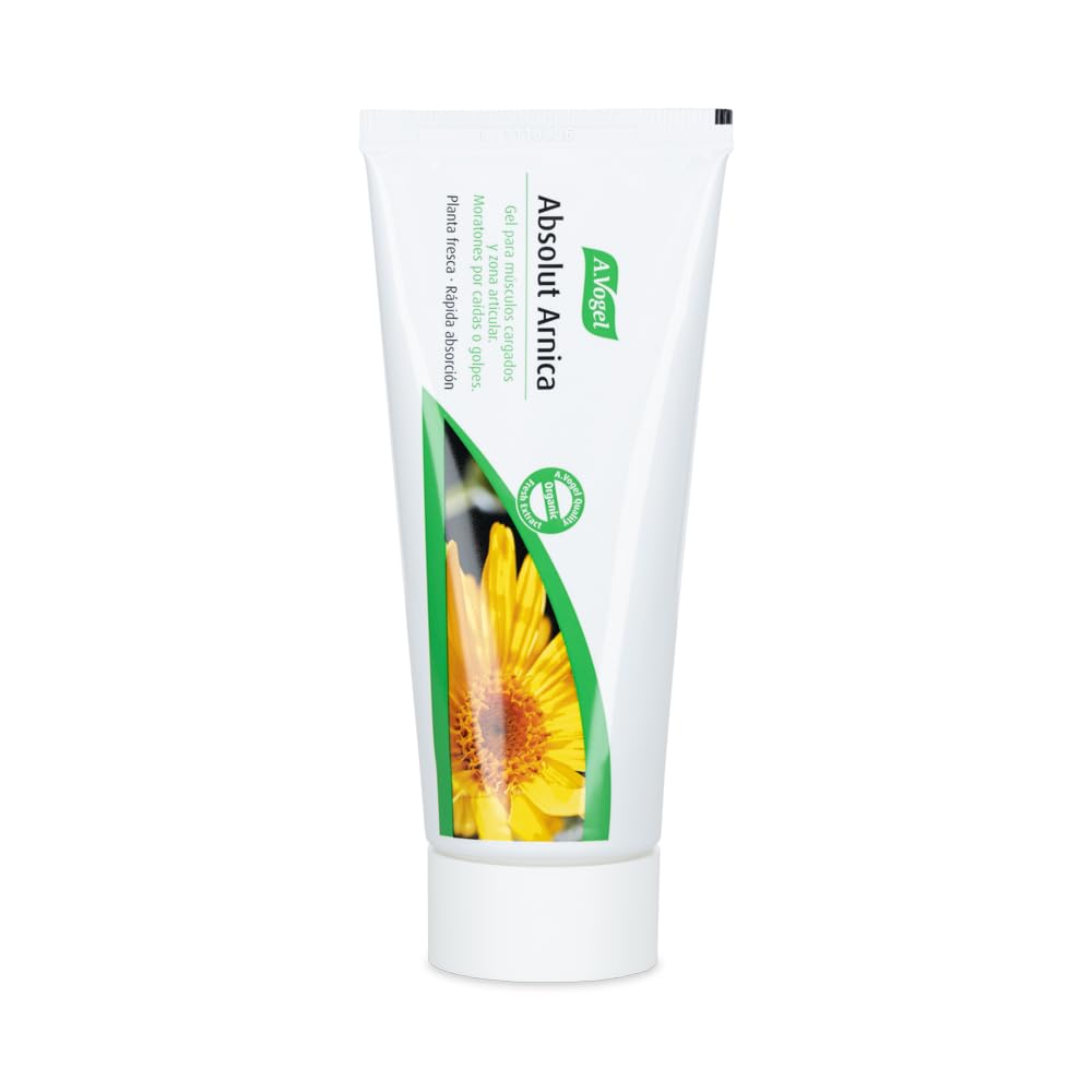 A.Vogel Absolut Árnica Gel | Orgánico para Músculos y Articulaciones | Alivio Natural de Moratones y Golpes | Alta Concentración de Árnica Montana | Rápida Absorción | 100 ml