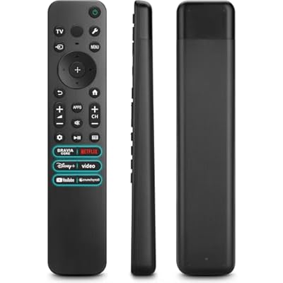 Replacement Remote Control for Sony Smart TVs, Compatible with Sony Bravia XR/K Series 4K HDR QLED OLED Google Smart TVs
