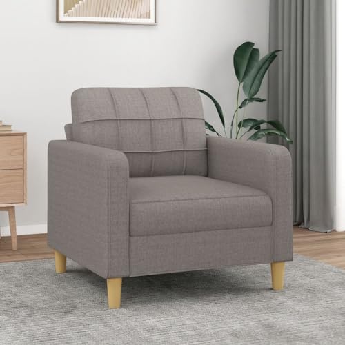 Xichuzi Sillón de Tela Gris taupé 60 cm