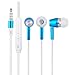 Produktbild Bescita Kopfhörer, In-Ear-Stereo-leuchtender Kopfhörer-Superbaß-Musik-Kopfhörer Earbuds-3.5mm (Blau)