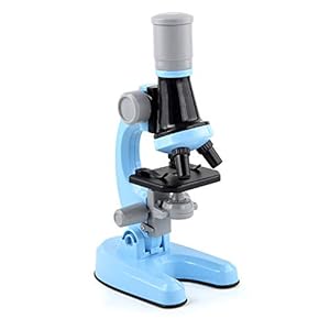 Set of 2 Upgraded Children’s Microscope Toys Science Experiment Suit Toys Primary School Students Microscope Toys 1200 Times Microscope Teaching Material Set