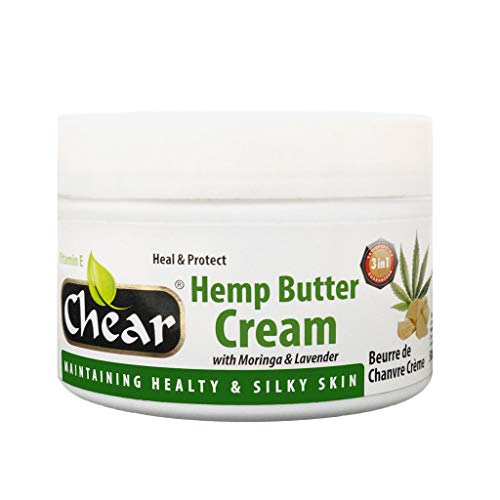 Chear Hemp Butter Cream 500ml with Moringa & Lavender - Solid Formula - Maintaining Healthy Silky Skin