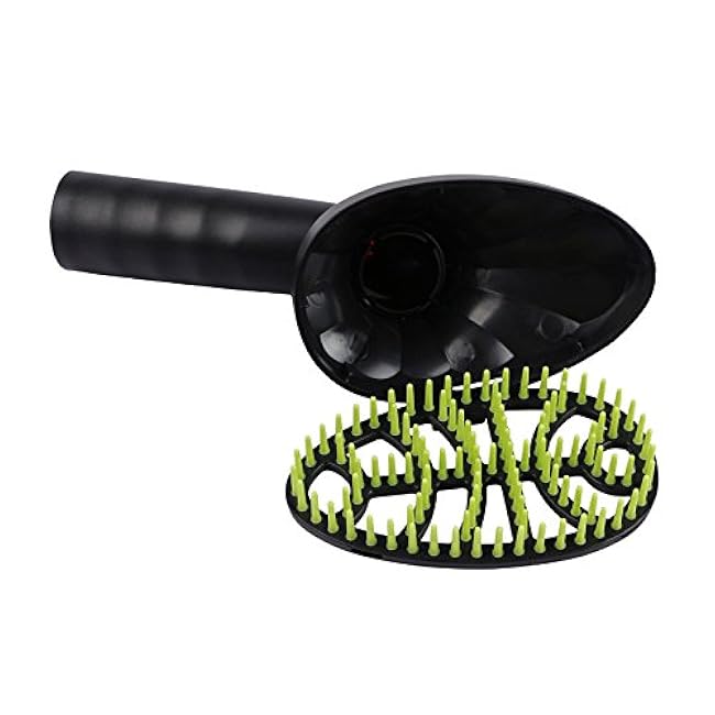 Pet Hair Brush, 1.25(32mm) Vacuum Cleaner Attachment for Dog & Cat Grooming, 360-degree Rotatable Head, Easy to Wash, Fits Most Vacuum Cleaners, Green-RJ1PjMDr