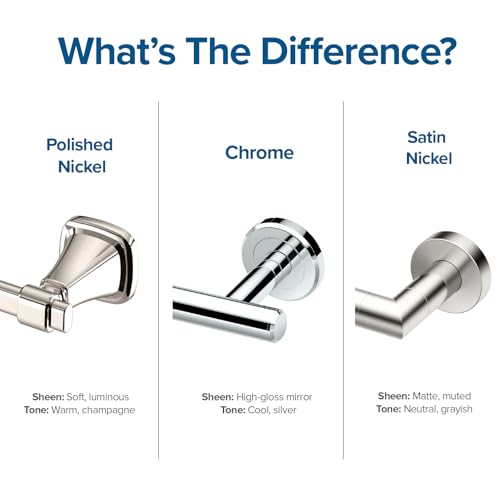 Gatco 4313B Glam Standard Toilet Paper Holder, Polished Nickel - Thumbnail 3