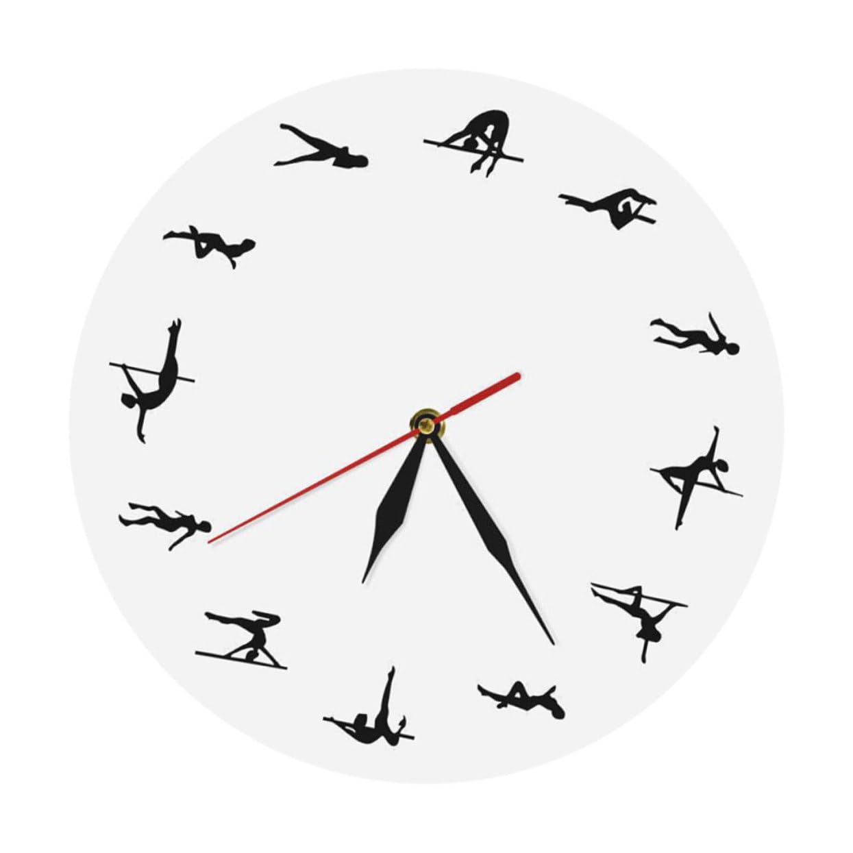 Horloge murale silencieuse sans pile grand format décorative et écologique