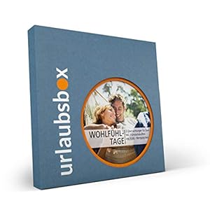 Urlaubsbox – Kurzurlaub,Wohlfühltage‘ für 2 Personen – Hotelgutschein Reisegutschein für einen Kurztrip Urlaub Ausflug