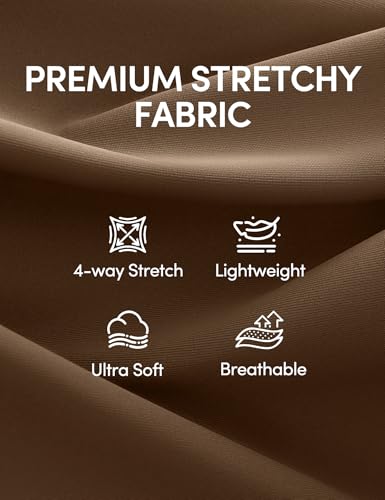 Image of IUGA Dress Pants Women Stretchy Wide Leg Work Pants Business Casual Outfits | Teacher Outfits for Women, Work Clothes, Trousers, Slacks, High Waisted, Pull on, Comfy, Office, Travel, Interview