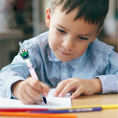 Pack 5 bolígrafos retráctiles con tinta gel negra 0.5 mm miniatura 6