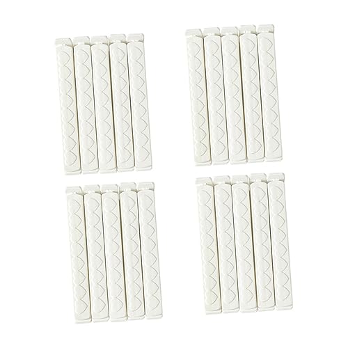 Alipis 20Pcs Food Sealing Clips Snack Sealer for Food Preservation Material Bag Clips for Kitchen Storage Keep Snacks Fresh and Secure