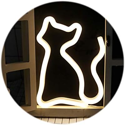LED Neon Light Signs,Wall Decor Holiday Decor Light for Kids' Room Decorations Birthday Party Light (cat)