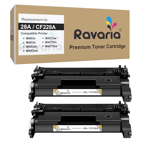 Image of 28A / CF228A Compatible Toner Cartridge for HP Printers M403n M403d M403dn M403dw M427dw M427fdn M427fdw (28A / CF228A Toner Pack of 2)