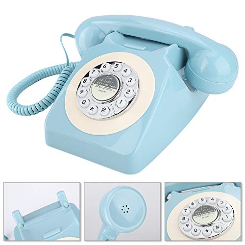 Téléphone fixe de bureau MS-300A rétro pour la maison et déco