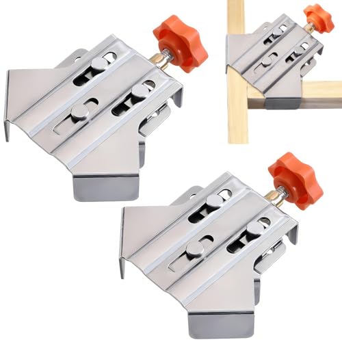 La Mejor Lista de Esquinas rectas disponible en línea. 47 Garselay Abrazadera de ángulo recto de acero inoxidable de 2 Piezas, Abrazadera de ángulo recto ajustable de 90 grados para herramientas de sujeción fija de empalme de...