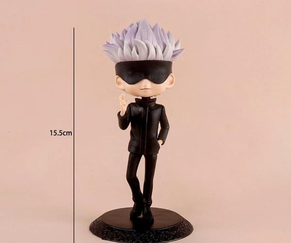 Image of Awestuffs Action Figure Limited Edition for Car Dashboard, Decoration, Cake, Office Desk & Study Table (Satro Jujutsu)