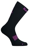 FanSport24 Kempa Logo Classic Socken, schwarz/Rose Größe 46-50