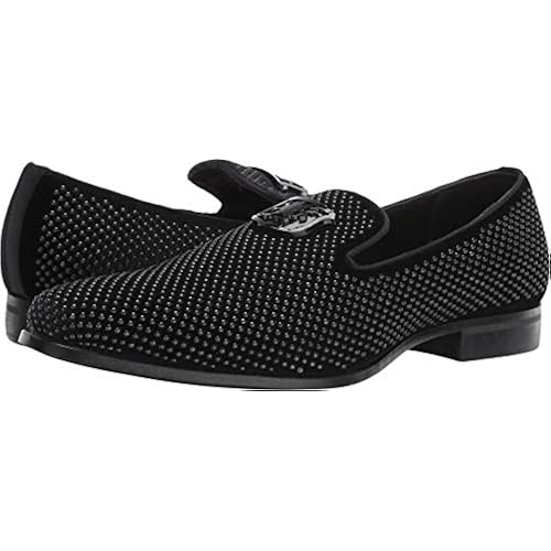 Stacy Adams Men's Swagger Studded Ornament Slip-on Driving Style Loafer