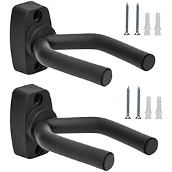 Porta Celular Para Guitarra Soporte Guitarra 2 Piezas Oporte, Hanger Hakenhalter Wandhalterung Colgador de Guitarra Eléctrica Acustica Tamaño Ajustable Para Colgar en Pared o Perchero