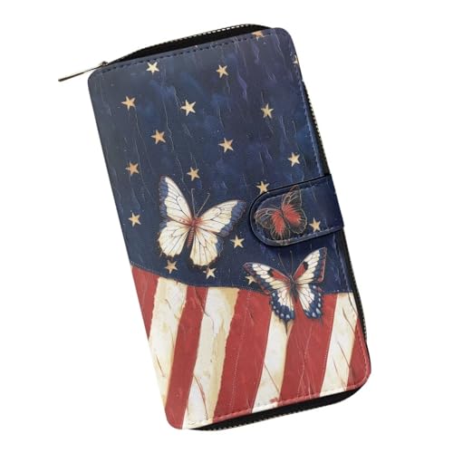 Image of COEQINE Ladies Wallets Pink Leopard Heart Black Printed Leather Phone Long Clutch Purses Check Coin Change Holder