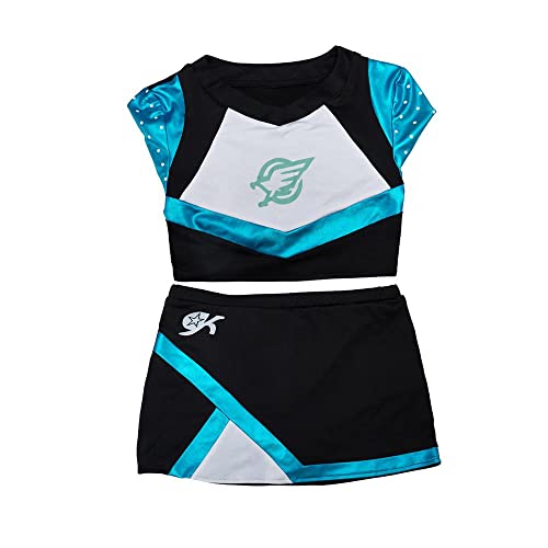 Maddy Perez Cheerleader Uniform Women's Crop Top with Mini Skirt Set School Girls Musical Sports Te