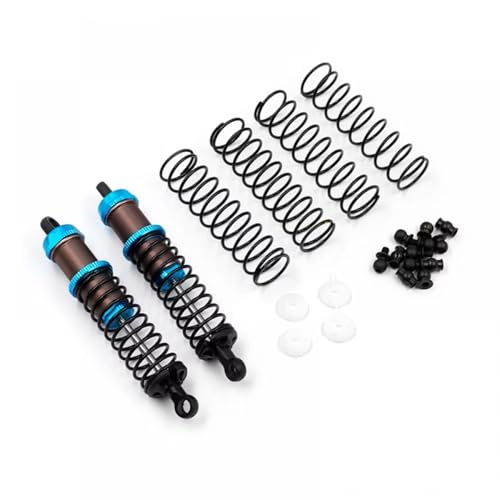 Amortisseurs RC Crawler 1/10 en aluminium bleu 90mm pour voiture et camion
