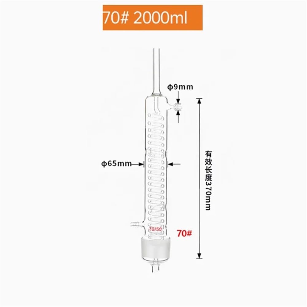 2000 ml ekstraktor szkło wąż laboratorium ekstrakcja urządzenie syfon cylinder ekstrakcja