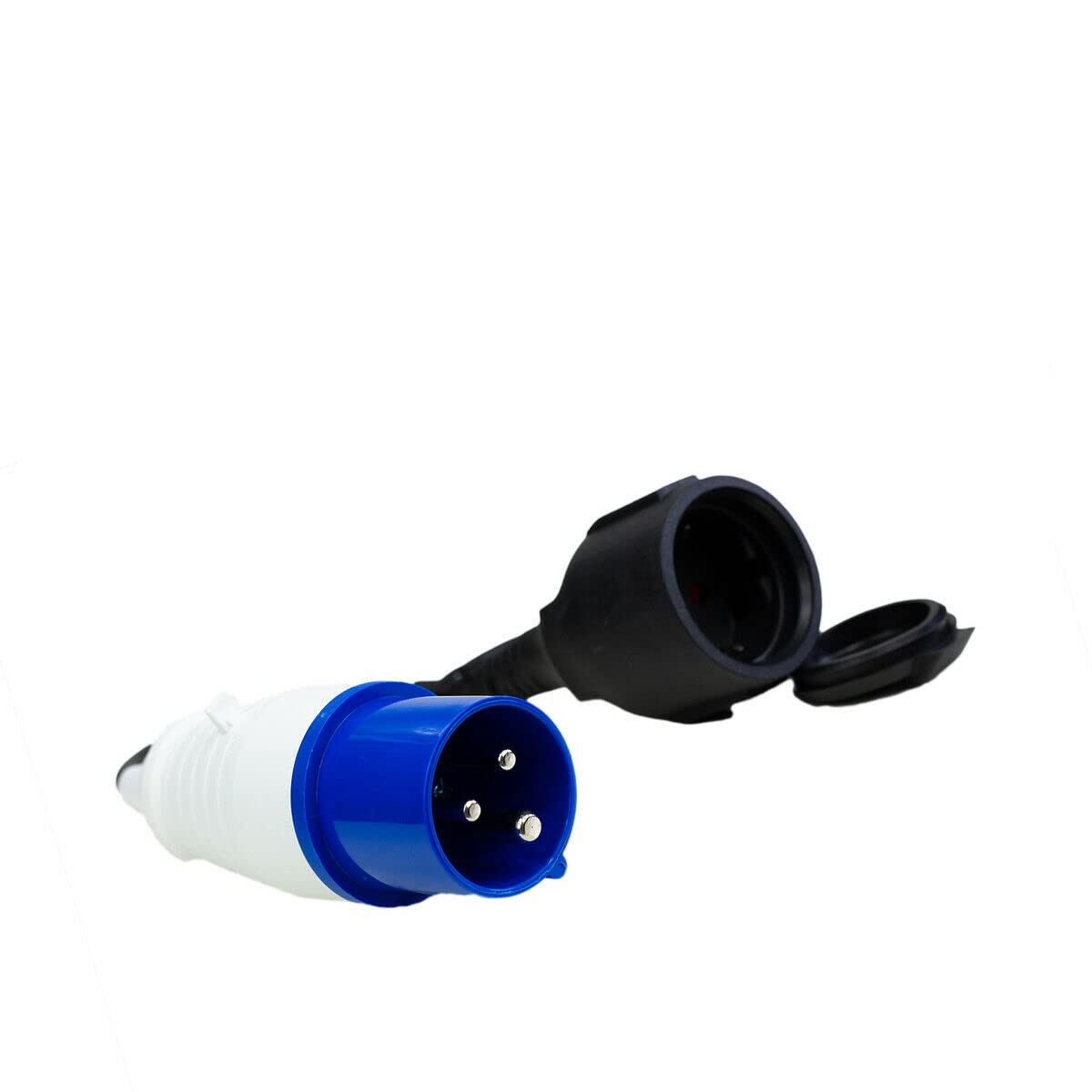 Set di 3 adattatori CEE, spina Schuko, presa CEE