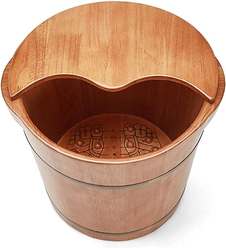 Balde de Madera para Spa de Pies 34 cm Alto