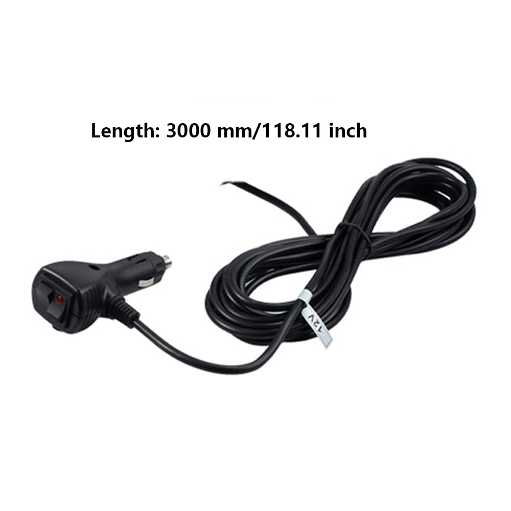 Riloer Barra de luz estroboscópica LED visera parasol interior luces intermitentes de advertencia de peligro de emergencia compatible con luz roja y azul universal