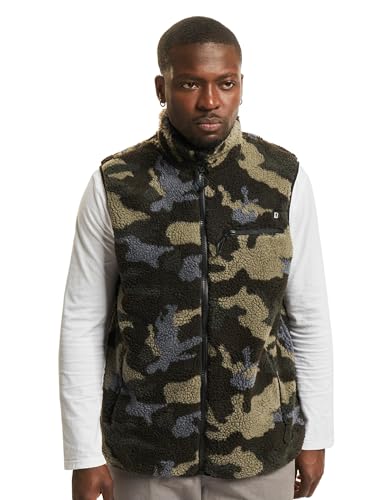 Chaqueta chaleco de forro polar Brandit senderismo y montaña hombre