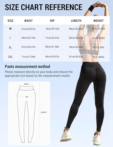 Image of Venzina High Waist Tummy Control Yoga Pants for Women - Super Soft Squat Proof Leggings with 4- Way Stretch for Gym, Running, Yoga & Daily Casual Wear