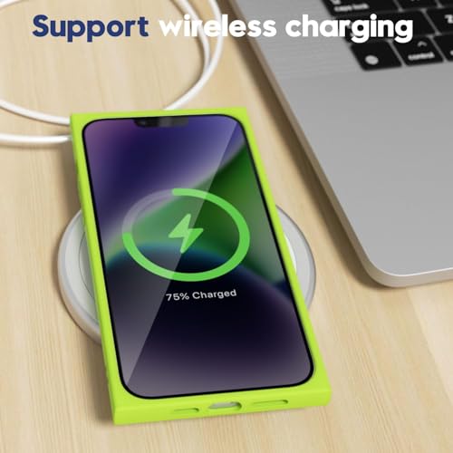 Coque iPhone 14 caoutchouc uni finition haut de gamme mince et pure - 7
