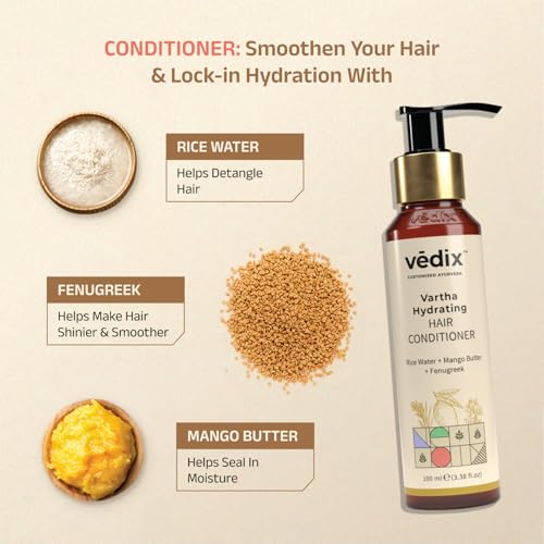 Vedix Ayurvedic Hair Kit | Hair growth Special Combo | Normal - Oily Scalp