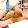 Ditucu Cute Capybara Stuffed Animal Soft Capibara Plush Doll Small Plushies Toys Gifts for Kids Brown 7.8 inch #3