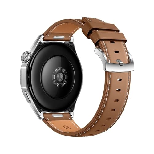 [PLYYQZM] HUA WEI �ɍ��� WATCH GT 6�p22mm���U�[�o���h�AGT4 GT5 GT6Pro�p46mm �ɍ��� �u���X���b�g�A�����p���X�g�o���h�A�N�Z�T���[�ɓK��(Brown,For GT6 46mm)