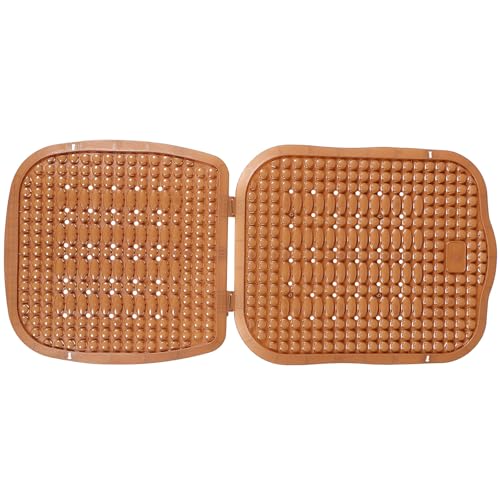 Cojín de PE marrón transpirable para coche y oficina con superficie lavable de verano