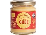 Happy Butter | Organic Ghee 150g – Grass-Fed British Clarified Butter | Lactose & Casein Free | Rich in Vitamins A,D,E & K | Award-Winning Organic Ghee for Cooking, Baking & Bulletproof Coffee |
