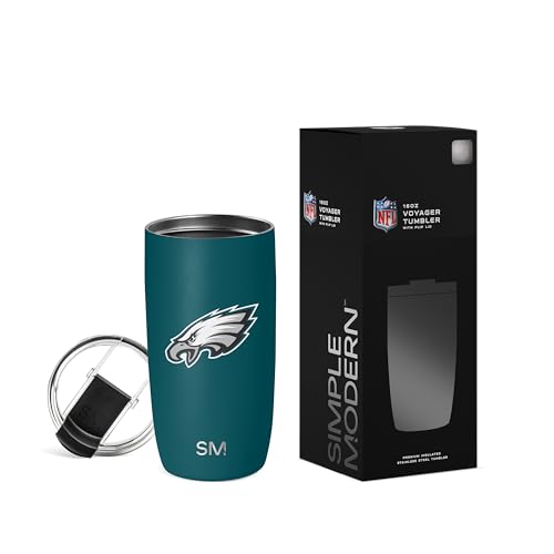 Image of Simple Modern Philadelphia Eagles Coffee Mug with Flip Lid | 16oz | NFL