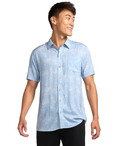 Tipsy Elves Men's Short Sleeve Holiday Button Down Shirts - Funny Christmas & Hanukkah Hawaiian Shirts for Men2