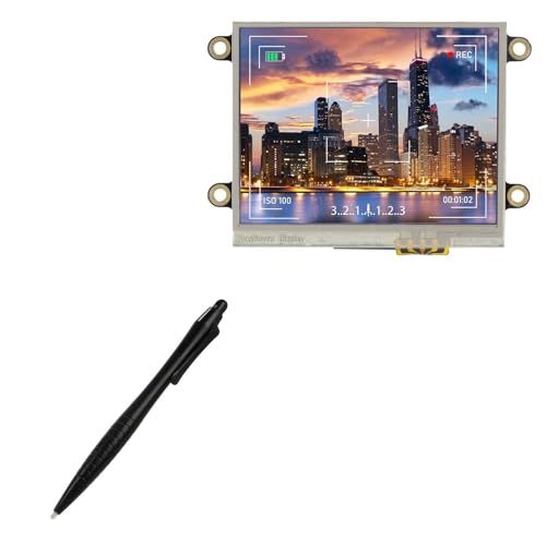 BoxWave Stylus Pen Compatible with Newhaven Display NHD-3.5-320240FT-CSXP-T - DirectTip Resistive Stylus, DirectTip Resistive Stylus - Jet Black