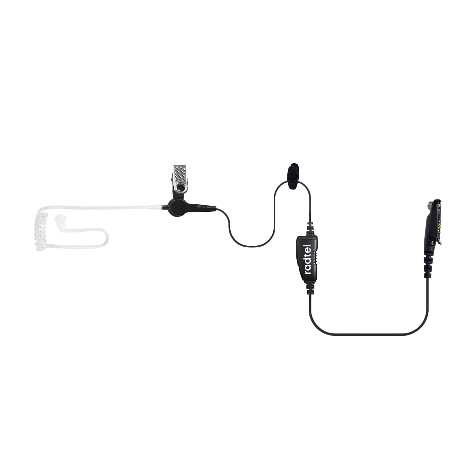 radtel Auriculares micrófono PTT para radios bidireccionales RT-950, RT-950 Pro y BJ-9000, comunicación Tipo walkie-Talkie, diseño cómodo con conducto de Aire. — view 8