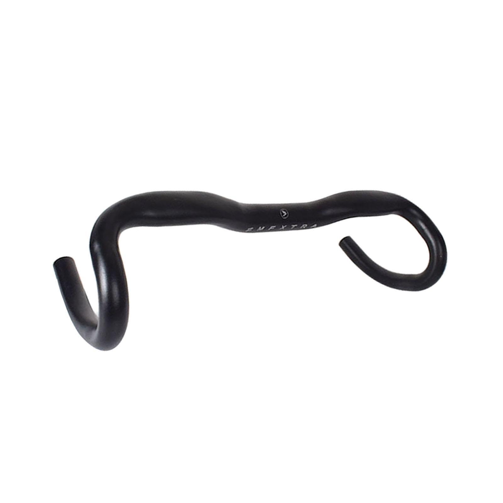 wisoolkic Durable Bike Handlebar Bent Bar Repair Lightweight Construction Suitable For BMX And Mountain Road Bike Cycling Accessories Mountain Road Drop Handlebar Aluminum Alloy, Black, 31.8x450mm โ image 1