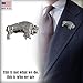 American Bison Pin, Buffalo, Pewter, M029, 1.5 Inches, Handmade in the USA, Realistic, Hunting, Mountain, Metal, Hat Pin, Lapel, Brooch, Gift, Over 3100 Wildlife Designs