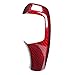Copriruota pomello cambio auto, pomello cambio in fibra di carbonio Coperchio testiera Decorazione adatta per X5 2008-2013 rosso