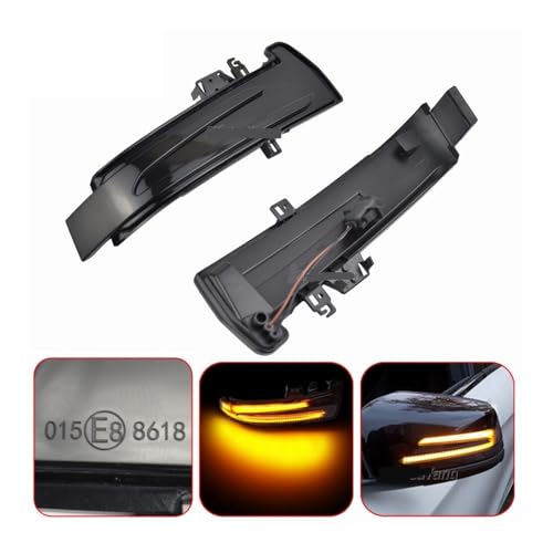Clignotant dynamique à LED de rétroviseur pour Benz Classe C E S - 4