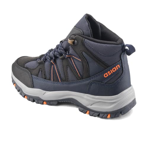 Image of ASIAN Men's Everest-21 Sports Trekking & Hiking,Walking Hi-Neck Shoes with Rubber Outsole & Memory Foam Insole Lace-Up Shoes for Men's & Boy's