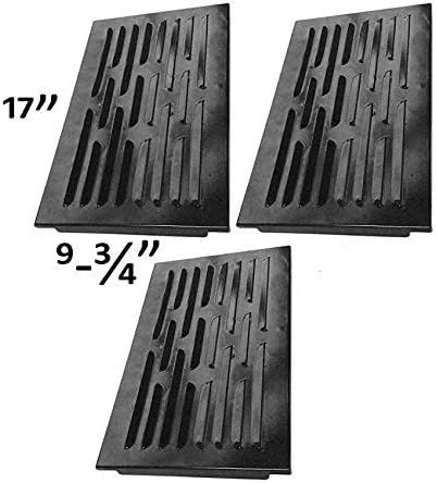Grill Heat Plate for Select Member's Mark Monarch Y0005XC-2, Y0101XC Bakers & Chefs, Grand Hall GC-2000, GC-3000, GQ-5001D, GQ-5002D, Grand Cafe GC-2000, GC-3000 & SAMS Y066 Gas Models - 3 Pack