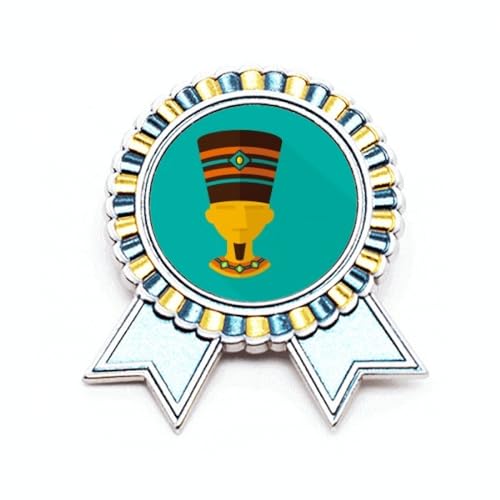 Broche pharaon Égypte antique en métal M cadeau idéal histoire