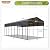 Sophia & William 14x35x13FT Heavy-Duty RV Carport Extra-Tall Shelter for Class A/B/C RVs, Trailers & More (Galvanized Steel Roof), Dark Grey